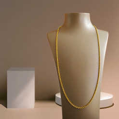 Alternative view of Gouden Koord Rope Ketting 2.7 mm 60 cm 22 karaats