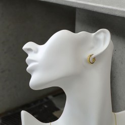 Gouden Oorringen Grieks 13 mm 3 mm 14 karaats