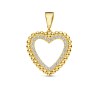 Gouden Hart Hanger Zirkonia 14 karaats