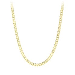Gouden Ketting Anker Dubbel Schakel 3.00 mm 55 cm 14 karaats