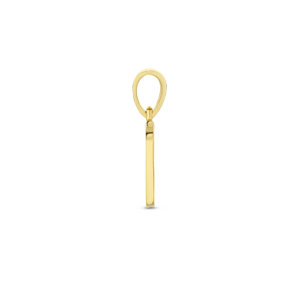 Goud Hanger Letter W Zirkonia 14 karaats 5 Goud Hanger Letter W Zirkonia 14 karaats - Afbeelding 3