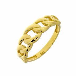 Gouden Damesring Fantasie 18 karaats