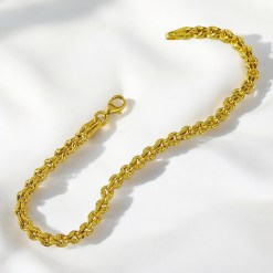 Alternative view of Gouden Franco Armband 4.0 mm 19 cm 14 karaats