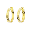 Gouden Oorringen 23 mm 4 mm 14 karaats