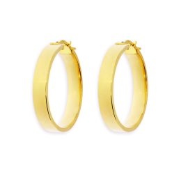 Gouden Oorringen 28 mm 5 mm 14 karaats