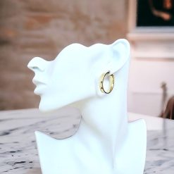 Gouden Oorringen 28 mm 5 mm 14 karaats