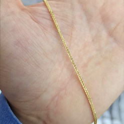 Alternative view of Gouden Vossenstaart Ketting 1.8 mm 50 cm 14 karaats