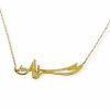 Gouden Ketting met Zulfikar Zwaard Hanger 14 Karaat
