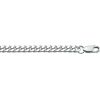 Zilveren Gourmette Ketting 4.3 mm 60 cm 6-zijdes Geslepen 925