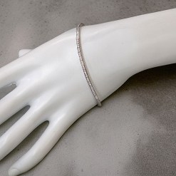 Alternative view of Witgouden Tennisarmband Zirkonia 20 cm 2.2 mm 14 karaats