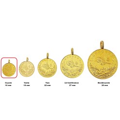 Alternative view of Resat | 0.25 Ceyrek | Gouden Beleggingsmunt 22 Karaats