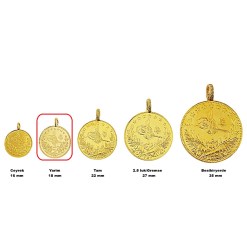 Alternative view of Resat | 0.5 Yarim | Gouden Beleggingsmunt 22 Karaats