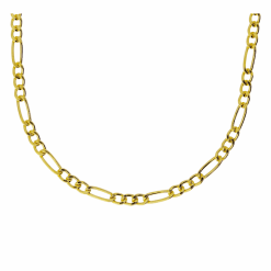 Gouden Figaro Ketting 2.8 mm 51 cm 14 karaats
