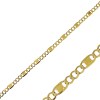 Gouden Figaro Ketting 5 mm 55 cm 14 karaats