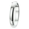 Zilveren Bangle Armband 63 mm 10 mm Classic Ovaal Buis Schanier 925
