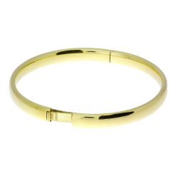 Gouden Bangle 67 mm 6 mm 14 karaats