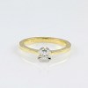 0.12ct Diamant Gouden Damesring Verlovingsring Aanzoeksring 14 karaats