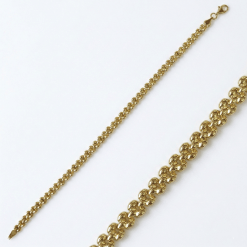 Gouden Vlechtarmband Armband 18.5 cm 14 karaats