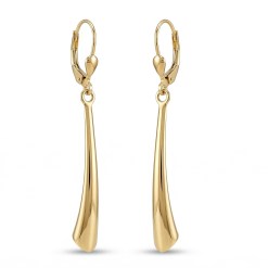 Star juwelier 3 Gouden Hang Oorbellen 52 mm 5 mm 14 Karaats