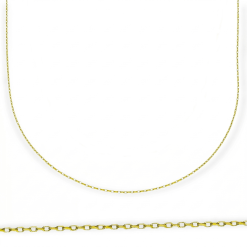 Gouden Ketting Anker Schakel 0.8 mm 42 cm 14 karaats