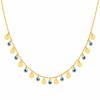 Gouden Ketting met Boze Oogjes 14 Karaats 1 Gouden Ketting met Boze Oogjes 14 Karaats