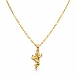 Gouden Ketting met Engeltje 14 Karaats