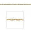 Gouden Singapore Ketting 2.5 mm 60 cm 14 karaats 1 Gouden Singapore Ketting 2.5 mm 60 cm 14 karaats