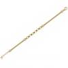 Gouden Armband 5 mm 17.5 cm + 2 cm Schakelarmband Zirkonia 14 karaats
